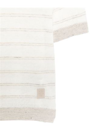 polo in lino beige ELEVENTY KIDS | EY9P21Z318280A